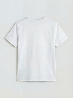 Bisiklet Yaka Bask?l? Erkek ?ocuk Ti??rt