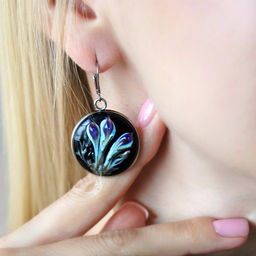 Серьги из муранского стекла