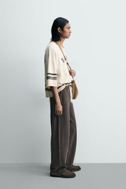 PANTAL?N JOGGER STRAIGHT FIT LAVADO / Gris antracita - Zara фото 4