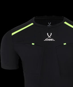 Футболка судейская JOGEL DIVISION PerFormDRY Referee Tee, черный  фото 4