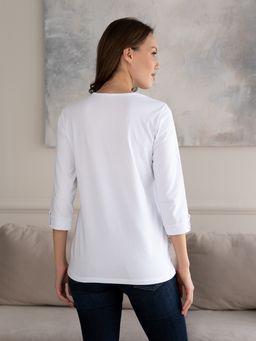 Джемпер хлопок 95%, лайкра 5%,белый