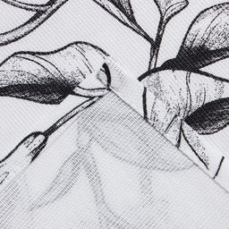 Фартук Доляна Plant leaves 60×70 см, цвет лент - микс, 100% хл, рогожка 164 г/м²