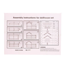 Кукольный домик, двухэтажный, с аксессуарами