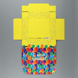 Коробка подарочная складная, упаковка, «С днём Рождения», 16.5 х 16.5 х 5 см