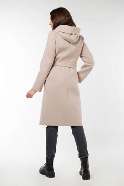01-10066 Пальто женское демисезонное (пояс) - El podio фото 5
