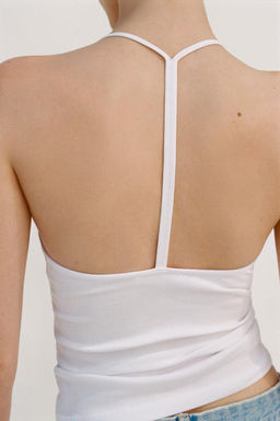 HALTER TOP WITH STRAP DETAIL - Zara фото 33