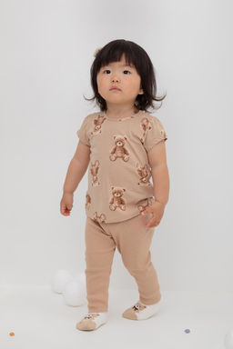 Crockid _ КР 400597/нежный бежевый к413 бриджи д/дев яс