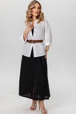 Блузка Лён 4280/05/Белый