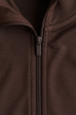 Chaqueta de tacto suave con cremallera - H&m фото 2