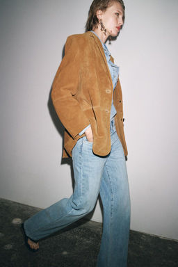 ZW COLLECTION WIDE-LEG LOW-RISE JEANS - Zara фото 30