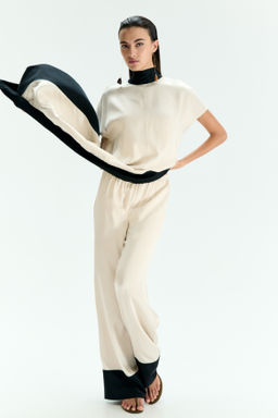 Pantal?n amplio con cord?n de ajuste - H&m фото 4