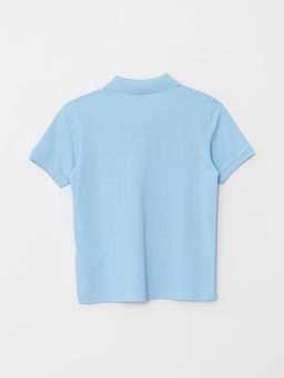 Polo Yaka Basic K?sa Kollu Pamuklu Erkek ?ocuk Ti??rt - Waikiki фото 2