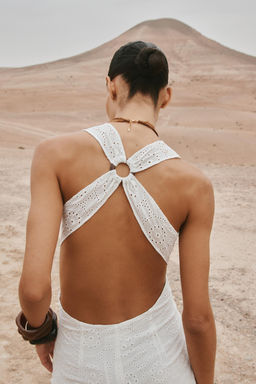 EMBROIDERED MIDI DRESS - Zara фото 12