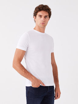 Bisiklet Yaka K?sa Kollu Erkek Ti??rt - Waikiki фото 2