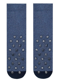 Цена за 2 пары Conte-kids ВЕСЕЛЫЕ НОЖКИ (махровые, антискользящие) джинс