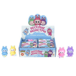 Сквиш антистресс «Веселые монстры», в пакете