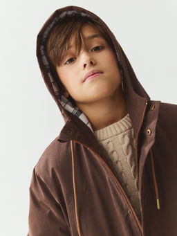 Парка демисезонная Шоколад 7+ - Bungly фото 7