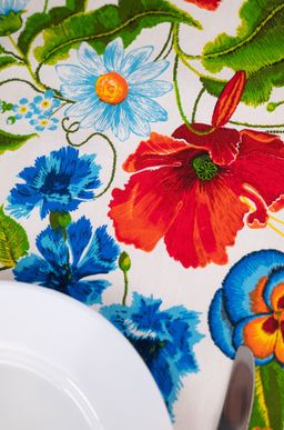 Дорожка на стол из рогожки 50x140 Happy Fox Home  фото 23