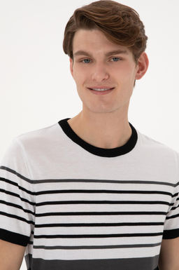 Erkek Slim Fit Bisiklet Yaka Siyah Ti__rt Sepette S_rpriz _ndirim - U.s. polo assn фото 2