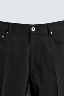 PANTAL?N FLARE FIT ESTRUCTURA / Negro - Zara фото 9