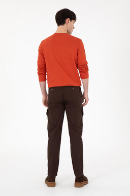 Мужские коричневые брюки из плотной ткани Неожиданная скидка в корзине - U.s. polo assn фото 4