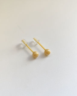 Серьги-пусеты из керамики