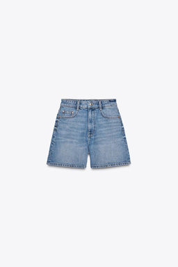 Z1975 MOM-FIT HIGH-WAIST SHORTS - Zara фото 2