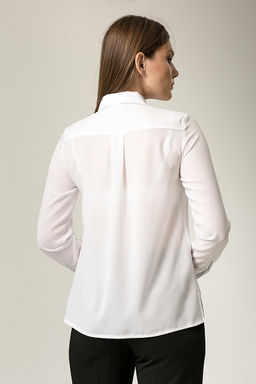 Блуза из креп-шифона - Priz фото 4