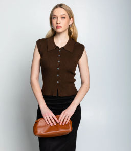 Топ #КТ060 (1), шоколадный