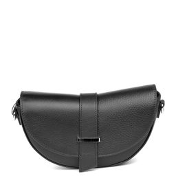 F2058-1P black, Женская кожаная сумка, Barcelo Biagi