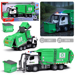 Машина "Мусоровоз" 1:12, в коробке