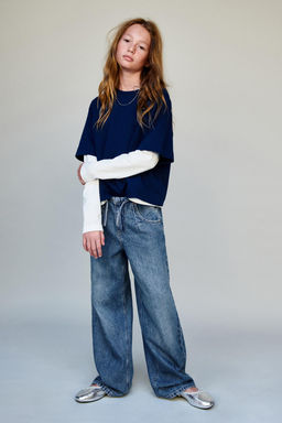 WIDE-LEG JEANS - Zara фото 5