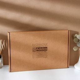 Блюдо для подачи Adelica (XXL), в подарочной коробке, дерево береза, 38×24.5×1.7 см