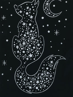 Hobbius GHPS-04 Набор для творчества Гравюра-блокнот 10 x 14 см Космические животные  фото 7