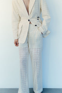 Pantal?n sastre con bordado ingl?s - H&m фото 6
