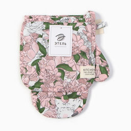 Набор кух. Этель Попугай: варежка 20х28 см, прихватка 19х19 см, 80% хл, 20% пэ  фото 5