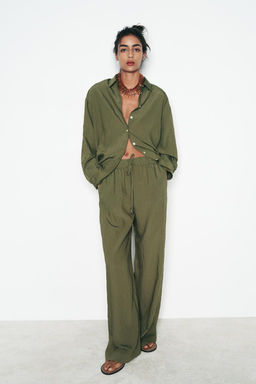 PYJAMA-STYLE TROUSERS