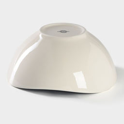 Салатник Magistro Ocean, 800 мл, d=17.4 см, фарфор, синий, белый  фото 3