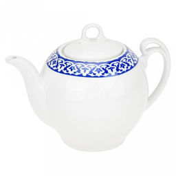 Чайник заварочный фарфоровый Восток 700мл, форма Гармония, с крышкой (Беларусь) - Домашняя мода фото 2