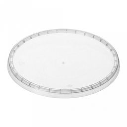 Ведро пластмассовое 1,1л, д10,5см, h12,1см, герметичная крышка, контрольный замок, с ручкой, полипропилен, прозрачный (Россия) - Домашняя мода фото 6