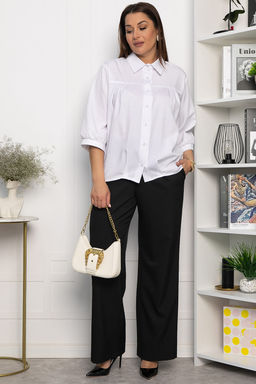 Рубашка Кира (белая) Б14222-4М - Lt collection фото 6