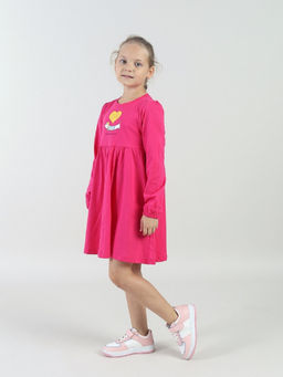 CRB wear / CWKG 63936-46 Платье для девочки,фуксия  фото 3