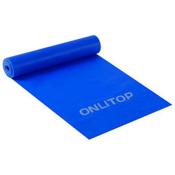 Эспандер ленточный для фитнеса ONLYTOP, 150×15×0.04 см, 10 кг, цвета МИКС