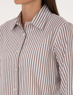 Kahverengi Comfort Fit Uzun Kollu G_mlek - Pierre cardin фото 7