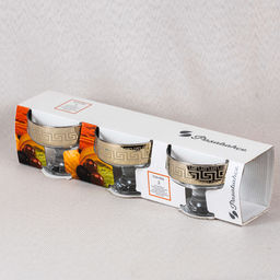 Набор креманок 3 шт, гравировка арт. 41016