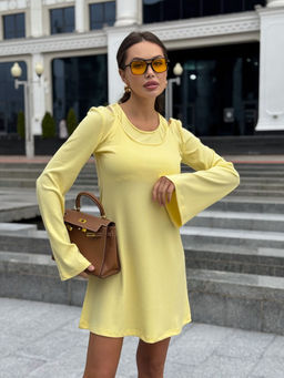 Платье AURA 3306-176 сливочное масло