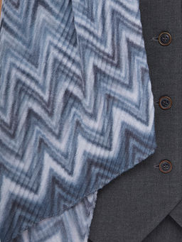 Большой, мягкий, тонкий и очень нежный двусторонний палантин с рисунком - Tantino фото 16