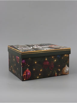 Коробка складная, с крышкой, "С Новым годом", 31 х 25,5 х 16 см, Мосфильм, Бриллиантовая рука   1100