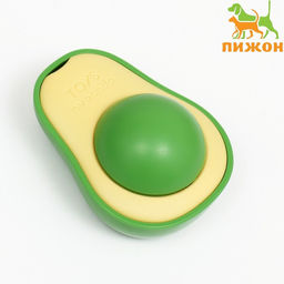Игрушка для кошек с кошачьей мятой Авокадо, 6 см - Пижон фото 2