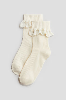 Pack de 3 calcetines con ribete sobrehilado - H&m фото 4